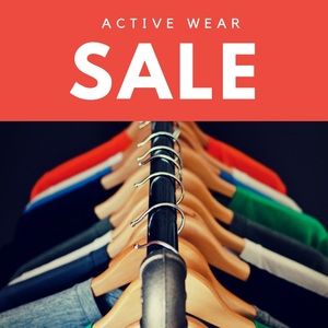 Workout tops and shorts